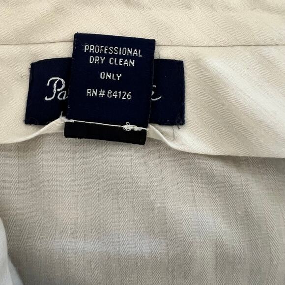 Paul Fredrick Worsted Wool Pleated Dress Pants Gray Mens‎ 38x32 Business Work - Picture 5 of 5